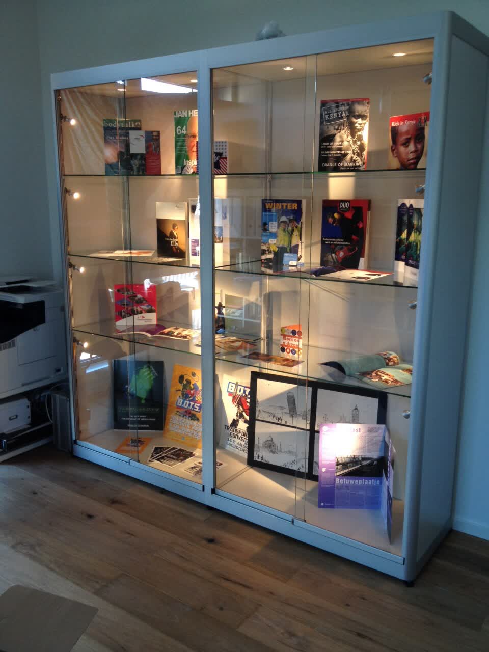 Modelbouw Vitrinekast